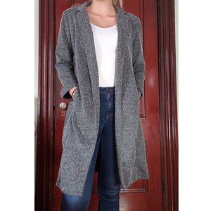 Fashion Nova charcoal long blazer